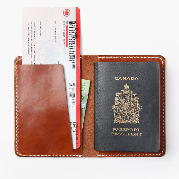 OuiSurf Passport Wallet - Brown